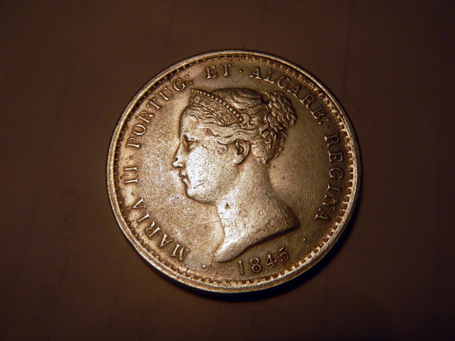 Portugal-1000-Reis-1845
